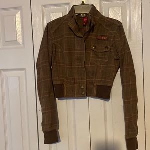 Girl crop jacket size small